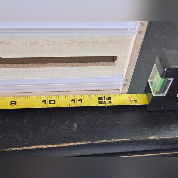 2 in 1 Foil and Plastic Wrap Wood Drawer Organizer or Hanging w/ Cutter kitchen - Picture 4 of 8